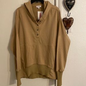 Sew in Style Boutique Chilled Hoodie Taupe - NWT